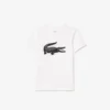 Oversized teknisk Tennis-T-shirt i bomull för barn Oversized teknisk Tennis-T-shirt i bomull för barn