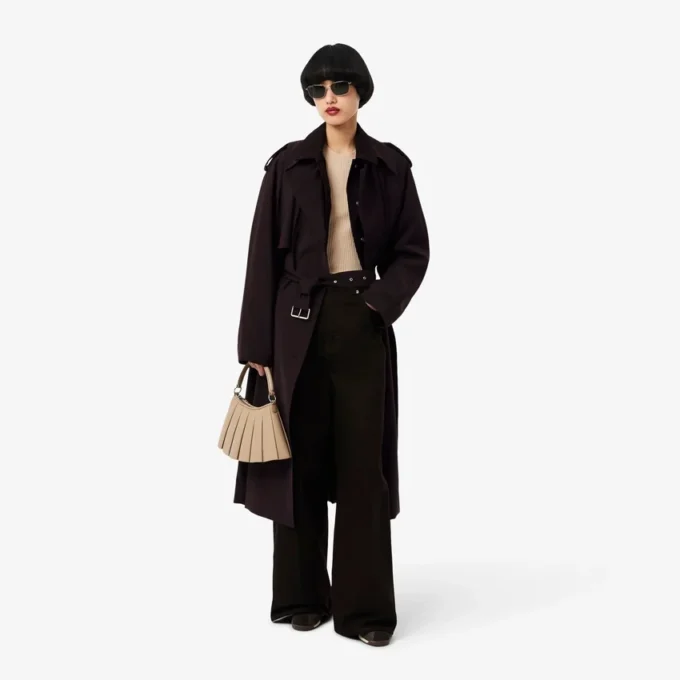 Oversized trenchcoat i ullblandning Oversized trenchcoat i ullblandning