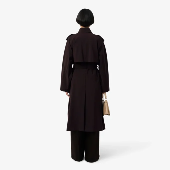 Oversized trenchcoat i ullblandning Oversized trenchcoat i ullblandning
