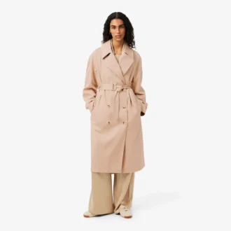 Oversized vattenavvisande trenchcoat