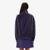 Oversized velour Sweatshirt med dragkedja för dam Oversized velour Sweatshirt med dragkedja för dam