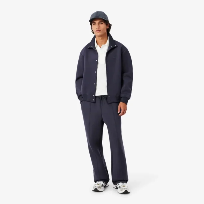 Paris Classic Fit-pikétröja med öppen hals och broderi för herr Paris Classic Fit-pikétröja med öppen hals och broderi för herr