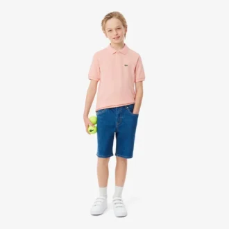 Petit Piqua-pikétröja för pojkar