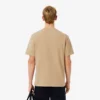 Petit Piqua-T-shirt för herr med ribbad hals Petit Piqua-T-shirt för herr med ribbad hals