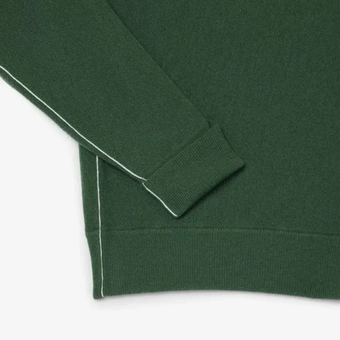 Pikétröja i ull med avslappnad passform för herr Pikétröja i ull med avslappnad passform för herr
