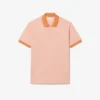 Pikétröja med klassisk passform och kontrasterande ribb Pikétröja med klassisk passform och kontrasterande ribb