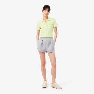 Plisserade bomullsshorts Plisserade bomullsshorts