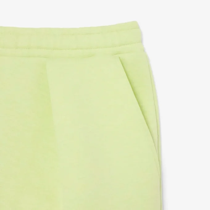 Plisserade bomullsshorts