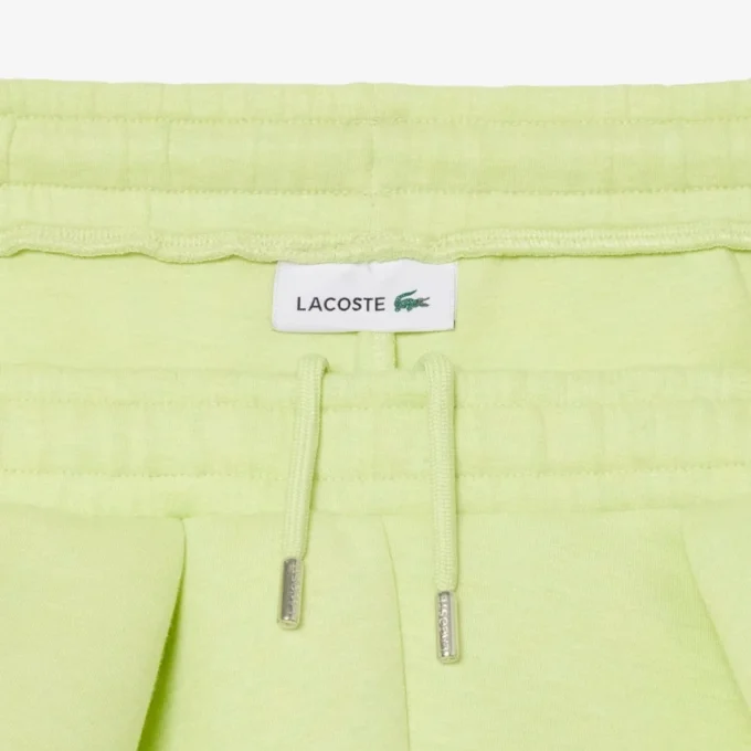 Plisserade bomullsshorts