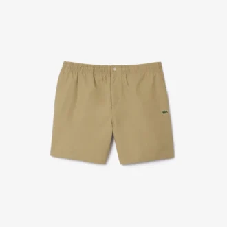 Poplin-shorts i avslappnad passform för herr