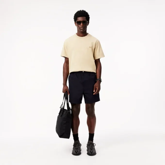 Poplin-shorts i avslappnad passform för herr Poplin-shorts i avslappnad passform för herr