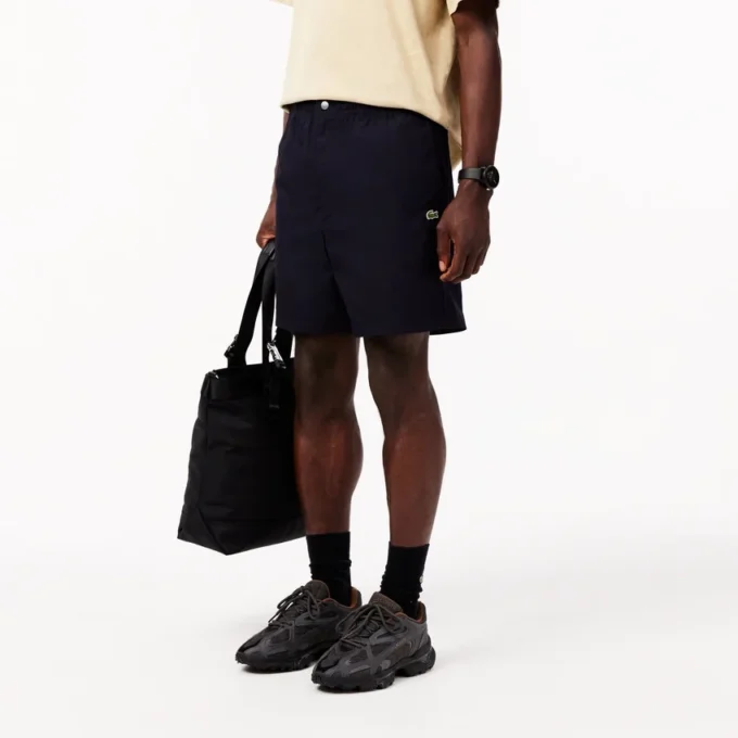 Poplin-shorts i avslappnad passform för herr Poplin-shorts i avslappnad passform för herr