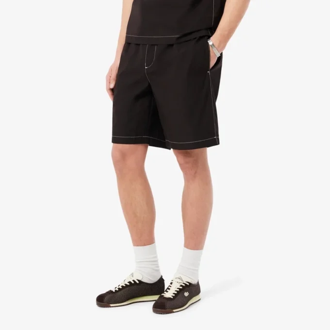 Poplin-shorts med avslappnad passform Poplin-shorts med avslappnad passform