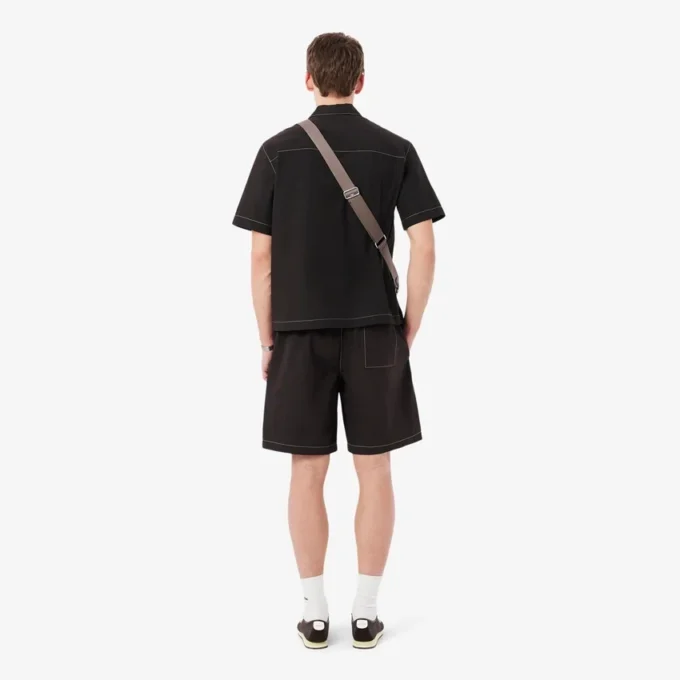 Poplin-shorts med avslappnad passform Poplin-shorts med avslappnad passform