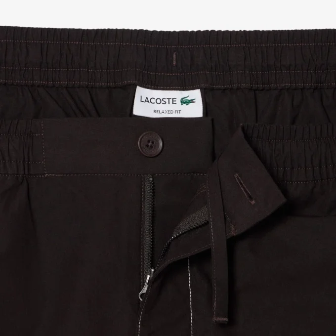 Poplin-shorts med avslappnad passform Poplin-shorts med avslappnad passform