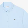 Poplin-skjorta med kort ärm och normal passform Poplin-skjorta med kort ärm och normal passform