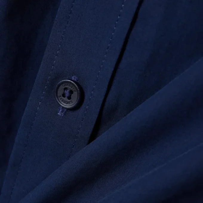 Poplin-skjorta med kort ärm och normal passform Poplin-skjorta med kort ärm och normal passform