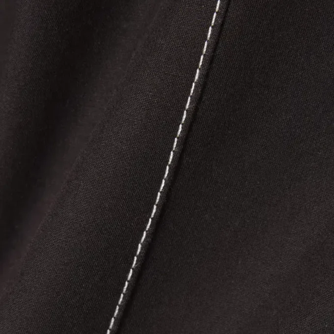 Poplin-skjorta med korta ärmar och avslappnad passform Poplin-skjorta med korta ärmar och avslappnad passform