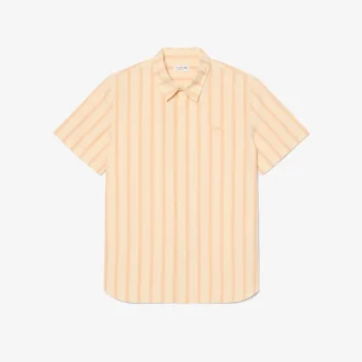 Poplin-skjorta med ränder i regular fit