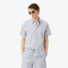 Poplin-skjorta med ränder i regular fit Poplin-skjorta med ränder i regular fit