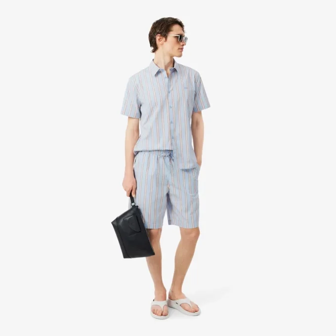 Poplin-skjorta med ränder i regular fit Poplin-skjorta med ränder i regular fit