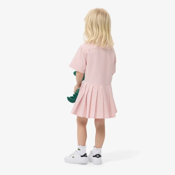 Poplinplisserad skjortklänning Poplinplisserad skjortklänning