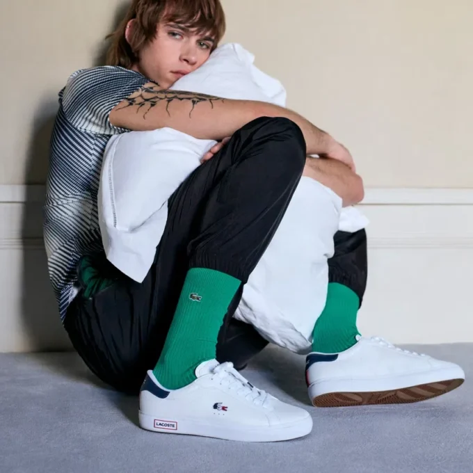 Powercourt lädersneakers för herr