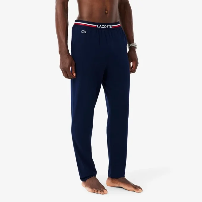 Pyjamasbyxor för herr med flerfärgad midja Pyjamasbyxor för herr med flerfärgad midja