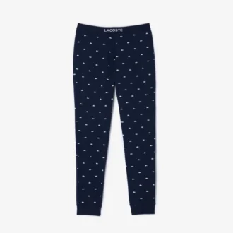 Pyjamasbyxor för herr med krokodilmönster