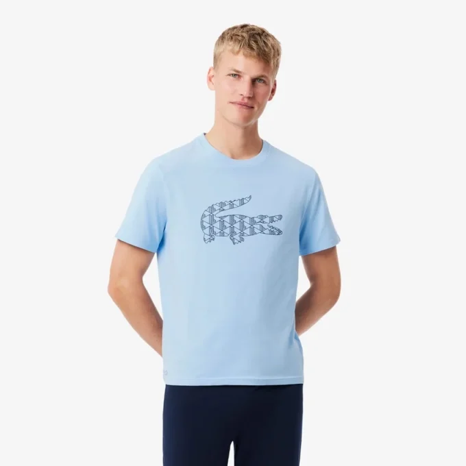Pyjamaset i jersey med monogram för herr