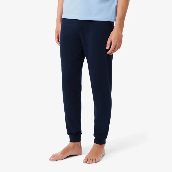 Pyjamaset i jersey med monogram för herr