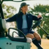Quiltad tennisjacka med UV-skydd för damer