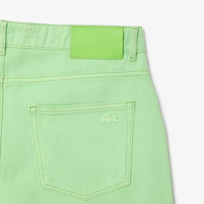 Raka bomullsjeans för herr