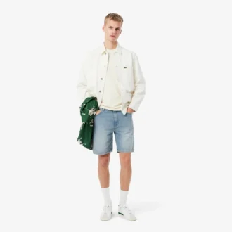 Raka denimshorts för herr