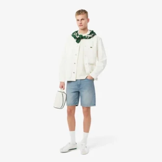 Raka denimshorts för herr