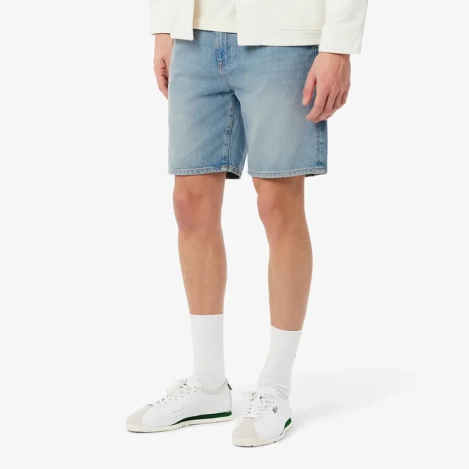 Raka denimshorts för herr