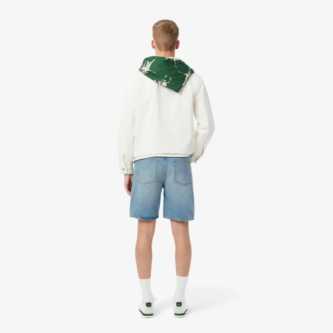 Raka denimshorts för herr