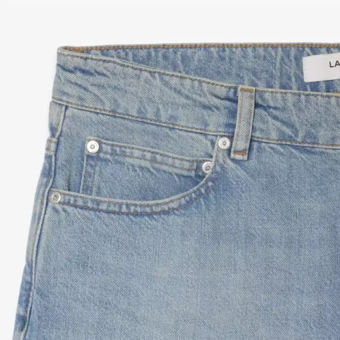 Raka denimshorts för herr