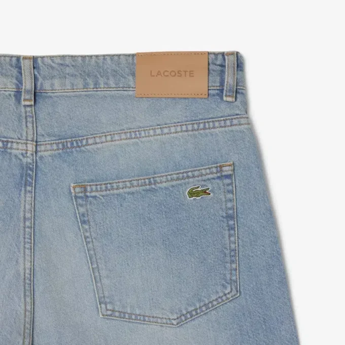 Raka denimshorts för herr