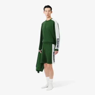 Raka fleece-shorts för hemmet