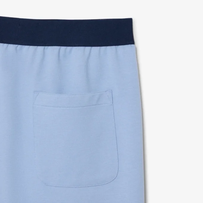 Raka fleece-shorts för hemmet