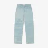 Raka jeans för herr med landskapsmotiv Raka jeans för herr med landskapsmotiv