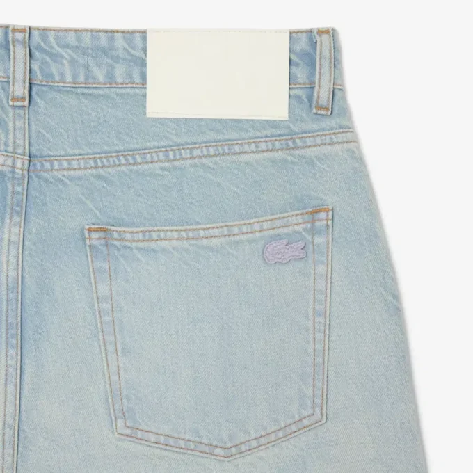 Raka jeans för herr med landskapsmotiv Raka jeans för herr med landskapsmotiv