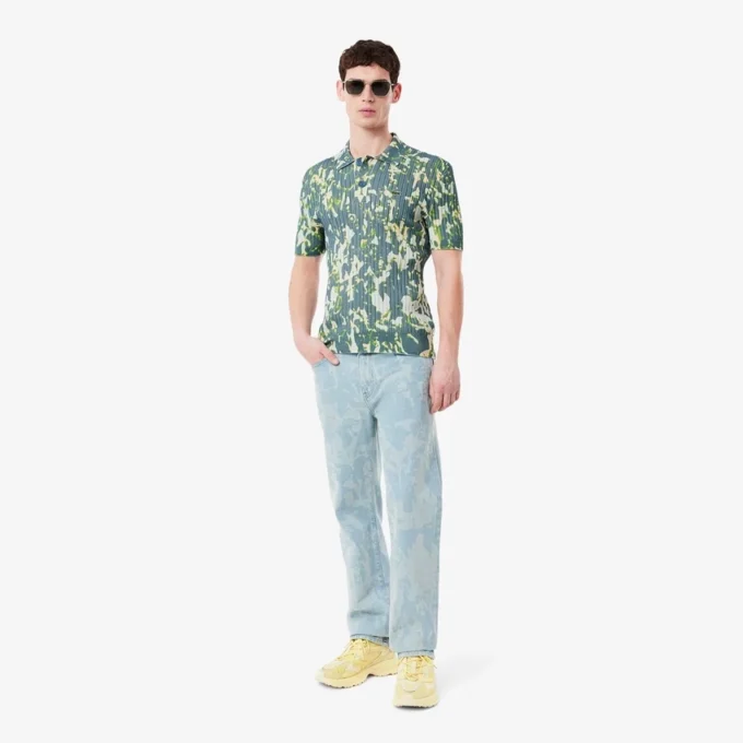 Rakskurna jeans med tryck för herr Rakskurna jeans med tryck för herr