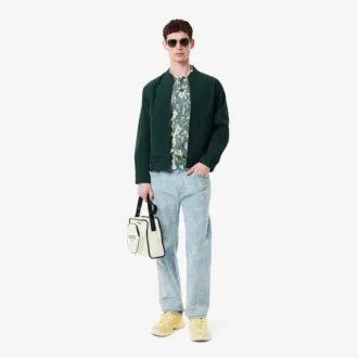 Rakskurna jeans med tryck för herr