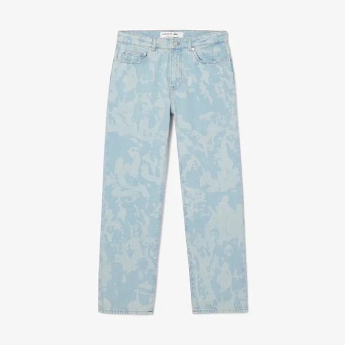 Rakskurna jeans med tryck för herr Rakskurna jeans med tryck för herr