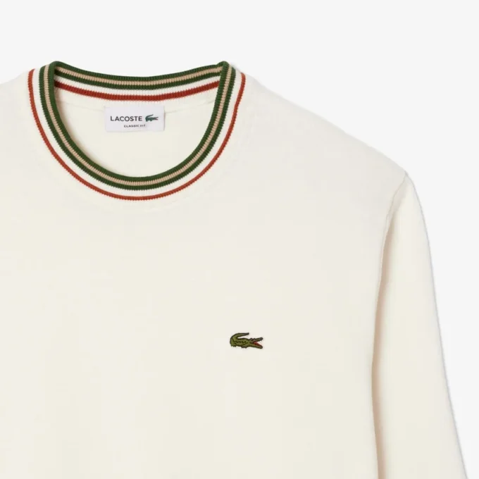 Randig bomullsjersey-tröja för herr Randig bomullsjersey-tröja för herr