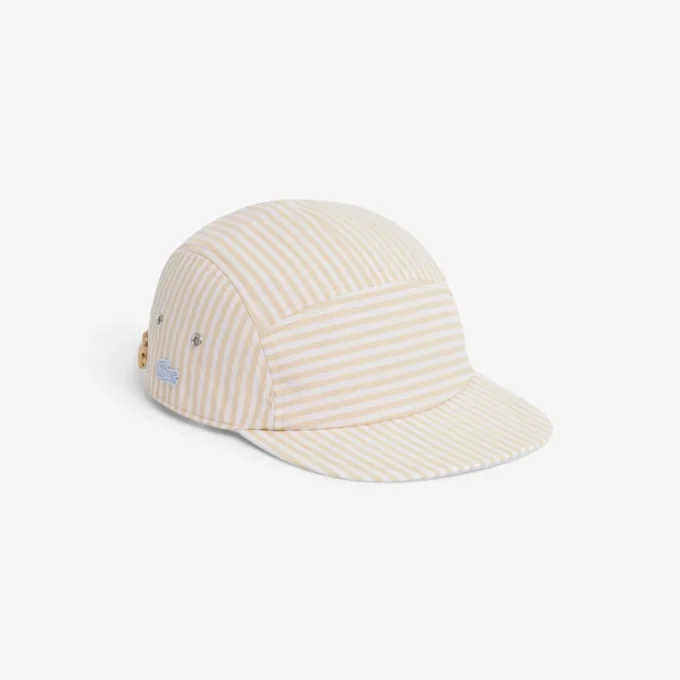 Randig jockeykeps i poplin Randig jockeykeps i poplin