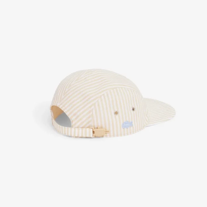 Randig jockeykeps i poplin Randig jockeykeps i poplin