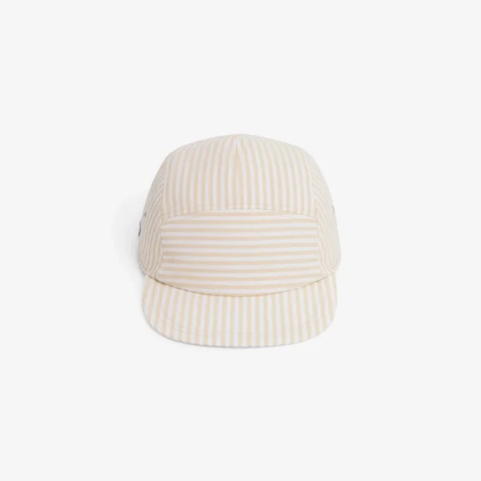 Randig jockeykeps i poplin Randig jockeykeps i poplin